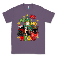 Lavender ho ho ho meow Classic Tee - MaliasSmallBusiness