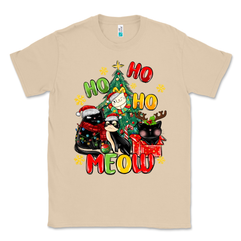 Ho Ho Ho Meow Classic Tee by MaliasSmallBusiness | Teevron