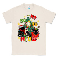 Natural ho ho ho meow Classic Tee - MaliasSmallBusiness