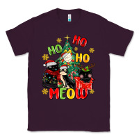 Plum ho ho ho meow Classic Tee - MaliasSmallBusiness