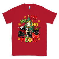 Red ho ho ho meow Classic Tee - MaliasSmallBusiness