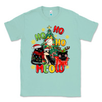 Seafoam ho ho ho meow Classic Tee - MaliasSmallBusiness