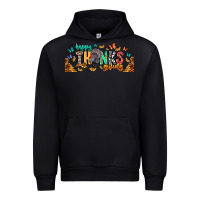 Black Happy thanksgiving Urban Hoodie - CowhideDigitalArt