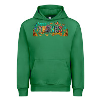 Emerald Happy thanksgiving Urban Hoodie - CowhideDigitalArt