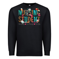 Black nursing student no sleep no money no life Premium Sweatshirt - OliviaCreatesArt
