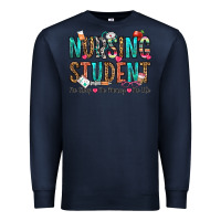 Navy nursing student no sleep no money no life Premium Sweatshirt - OliviaCreatesArt