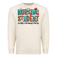 Sandshell nursing student no sleep no money no life Premium Sweatshirt - OliviaCreatesArt