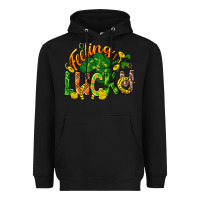 Black Feeling lucky St. Patrick's Day Heavyweight Hoodie - CowGirlArtShop