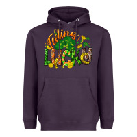 Plum Feeling lucky St. Patrick's Day Heavyweight Hoodie - CowGirlArtShop