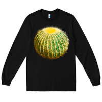 Black Golden Barrel Cactus Long Sleeve Tee - LillyAllenDesigns