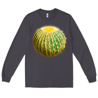 Smoke Golden Barrel Cactus Long Sleeve Tee - LillyAllenDesigns
