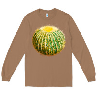 Toasted Coconut Golden Barrel Cactus Long Sleeve Tee - LillyAllenDesigns