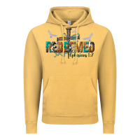 Vintage Mustard redeemed ephesians 1 7 Vintage Hoodie - NancyCooperArtShop