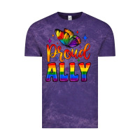 Cloud Purple proud ally Vintage Tee - JahusDesignShop