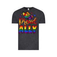 Vintage Black proud ally Vintage Tee - JahusDesignShop