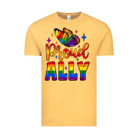 Vintage Mustard proud ally Vintage Tee - JahusDesignShop