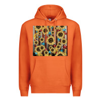 Carrot America flag sunflower star tumbler Premium Hoodie - HowdyJamesFarm