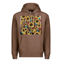 Chestnut America flag sunflower star tumbler Premium Hoodie - HowdyJamesFarm