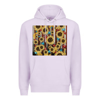 Lilac America flag sunflower star tumbler Premium Hoodie - HowdyJamesFarm