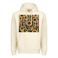 Sandshell America flag sunflower star tumbler Premium Hoodie - HowdyJamesFarm