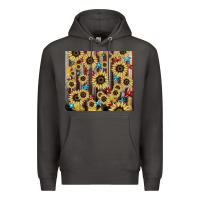 Smoke America flag sunflower star tumbler Premium Hoodie - HowdyJamesFarm