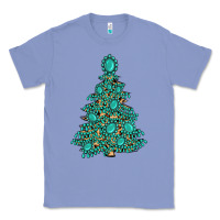 Colony Blue christmas tree with gemstones Classic Tee - MaliasSmallBusiness