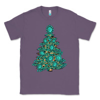Lavender christmas tree with gemstones Classic Tee - MaliasSmallBusiness