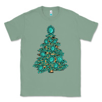 Sage christmas tree with gemstones Classic Tee - MaliasSmallBusiness