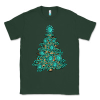 Sports Green christmas tree with gemstones Classic Tee - MaliasSmallBusiness