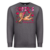 Charcoal Heather cupid s dating service Premium Sweatshirt - OliviaCreatesArt