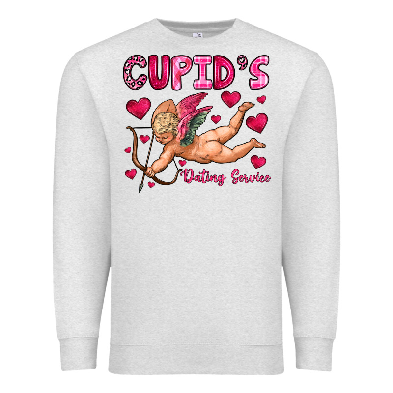 Cupid S Dating Service Premium Sweatshirt by OliviaCreatesArt | Teevron