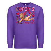 Purple cupid s dating service Premium Sweatshirt - OliviaCreatesArt