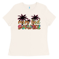 Bone mom bod summer with palms Ladies Tee - Artiststas