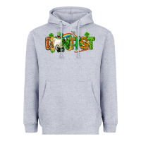 Heather Grey St. Patrick's Day Dentist Heavyweight Hoodie - CowGirlArtShop