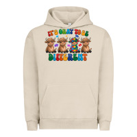 Pigment French Oak Its Okay To Be Different Urban Hoodie - CowhideDigitalArt