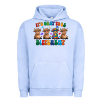 Pigment Grape Ice Its Okay To Be Different Urban Hoodie - CowhideDigitalArt