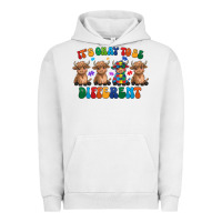 Pigment Lunar Rock Its Okay To Be Different Urban Hoodie - CowhideDigitalArt
