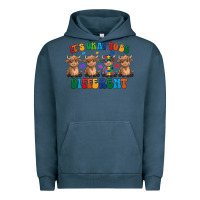 Pigment Midnight Navy Its Okay To Be Different Urban Hoodie - CowhideDigitalArt