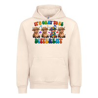 Sandshell Its Okay To Be Different Urban Hoodie - CowhideDigitalArt