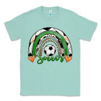 Seafoam Soccer Rainbow Classic Tee - RanaPortraitStore