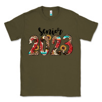 Army Green senior 2023 western Classic Tee - JahusDesignShop