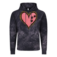Cloud Black Pink Glitter Heart Vintage Hoodie - Jasminsmagicworld