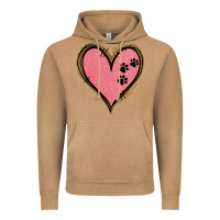 Vintage Camel Pink Glitter Heart Vintage Hoodie - Jasminsmagicworld