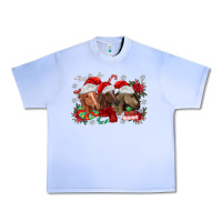 Grape Ice christmas horses Urban Heavy Tee - MaliasSmallBusiness