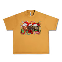Peanut Butter christmas horses Urban Heavy Tee - MaliasSmallBusiness