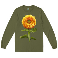 Army Green Gummy Bear Sunflower Long Sleeve Tee - LillyAllenDesigns