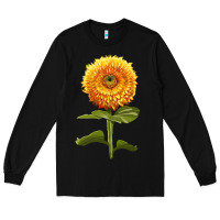 Black Gummy Bear Sunflower Long Sleeve Tee - LillyAllenDesigns
