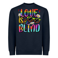 Navy love is blind Heavyweight Sweatshirt - Artiststas