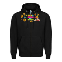 Black fueled by ıced coffee and anxiety Zipper Hoodie - TumblerDesignByShophia