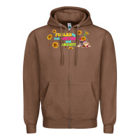 Chestnut fueled by ıced coffee and anxiety Zipper Hoodie - TumblerDesignByShophia